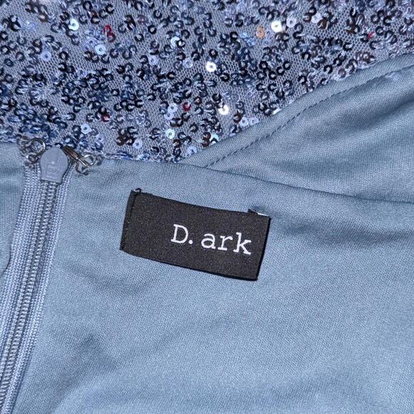 Periwinkle Sequined Dress - Picture 6 of 6